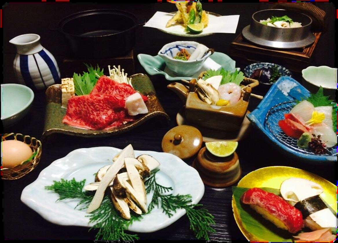 秋の彩り松茸コース 秋の彩り松茸コース