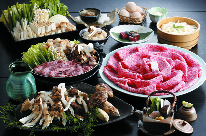 松茸&近江牛すきやきなどが食べ放題プラン 松茸&近江牛すきやき食べ放題